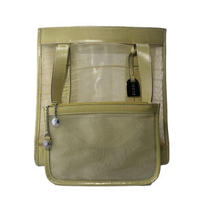 Gucci Vintage Leather Tote Tom Ford Era With Wristlet & COA